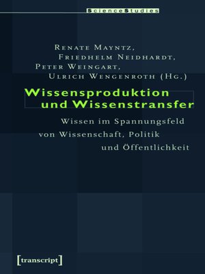 cover image of Wissensproduktion und Wissenstransfer